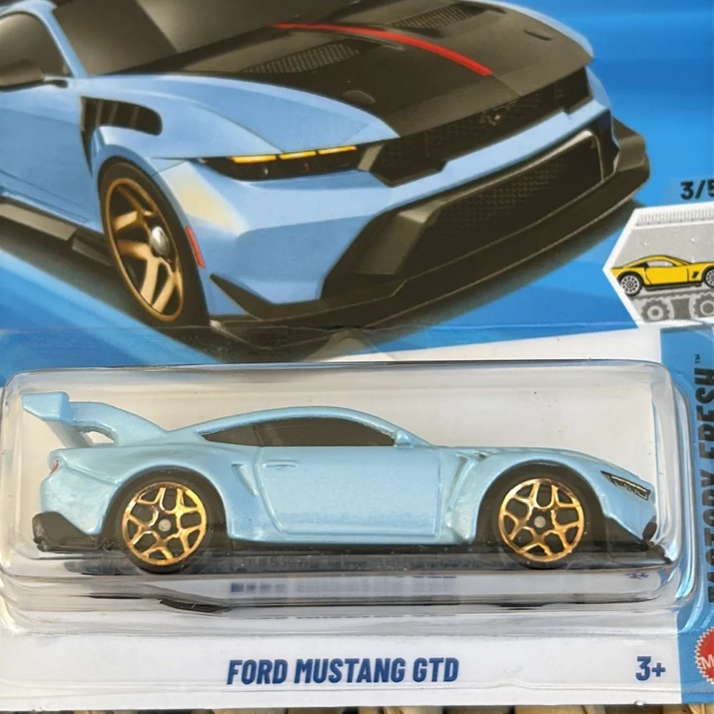 Hot Wheels Ford Mustang GTD Blue Pony Racing Car Hotwheels Racer 2026 New